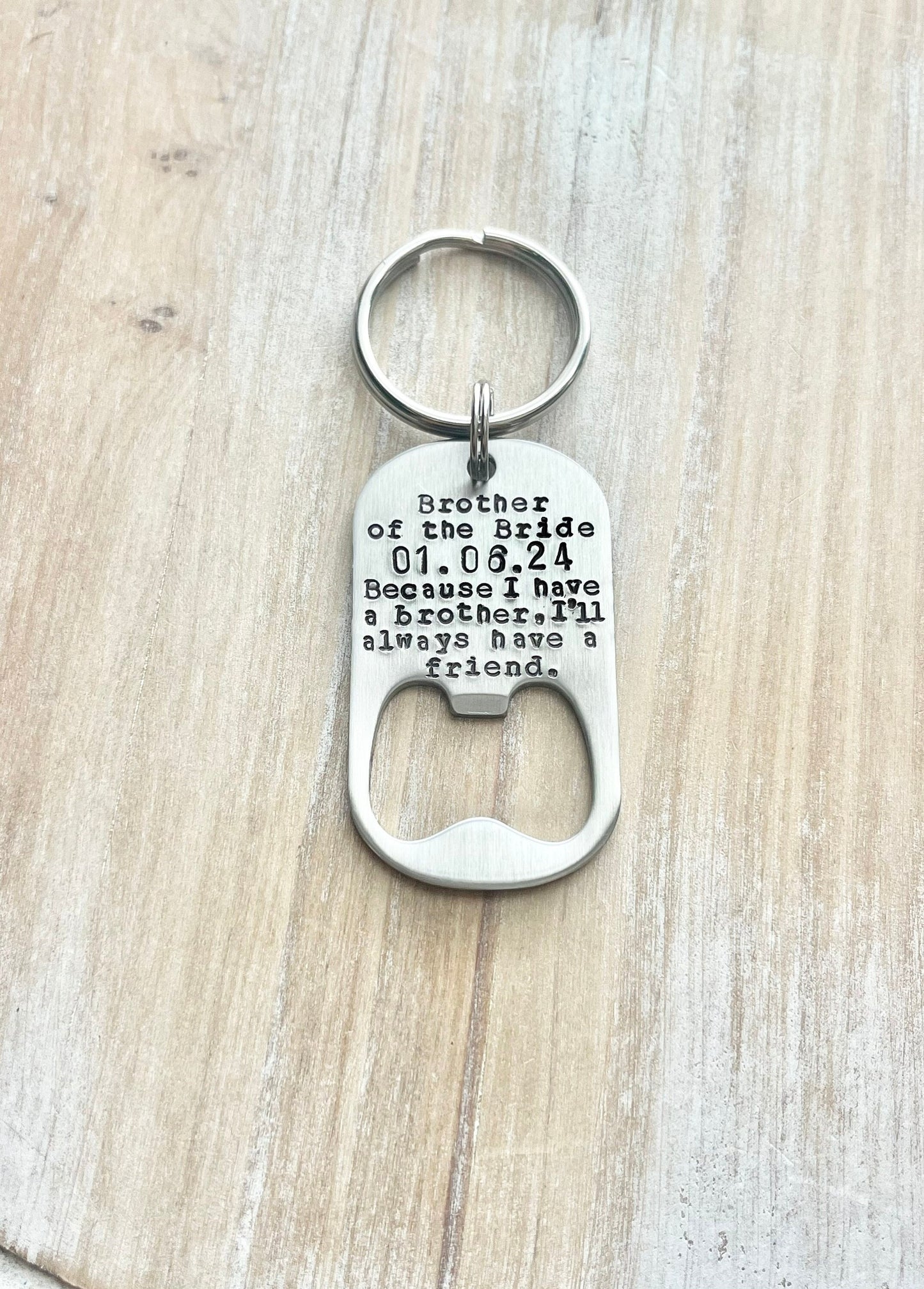 Brother of the Bride Gift Bottle Opener Brother Gift Engraved For Brother Wedding Party Brother Gift For Best Brother Ever Wedding Party