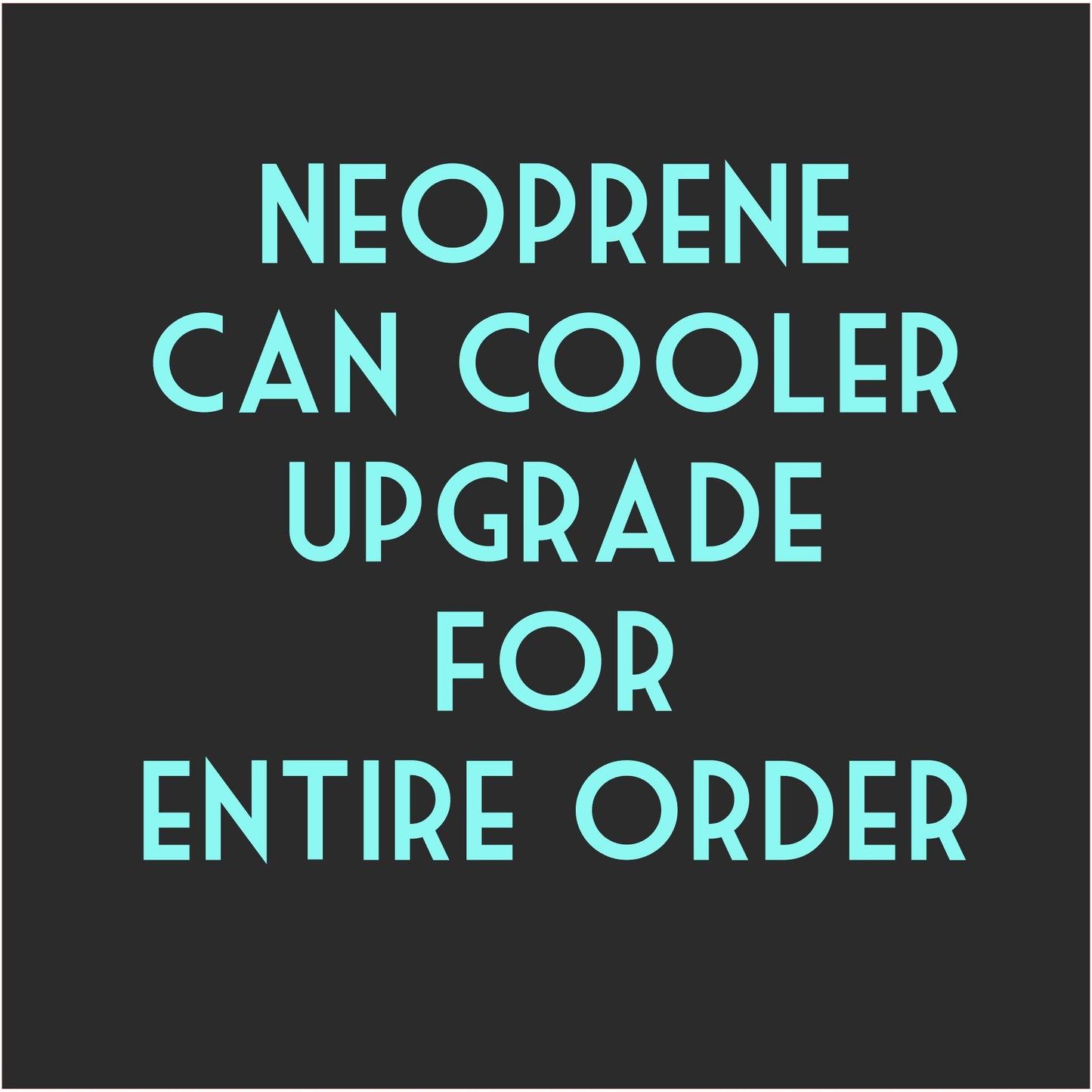 Neoprene Can Cooler Upgrade