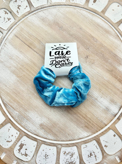 Lake Hair Don't Care Velvet Scrunchie: Bachelorette Party Favor