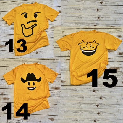 Emoji Halloween Shirt, Group Costume, Emoji Group Halloween Shirt, Teacher Halloween, Work Halloween Costume, Halloween Tournament Shirt