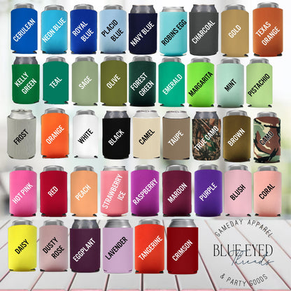 Baby In Bloom Shower Favors: Custom Can Holders, Flower Design