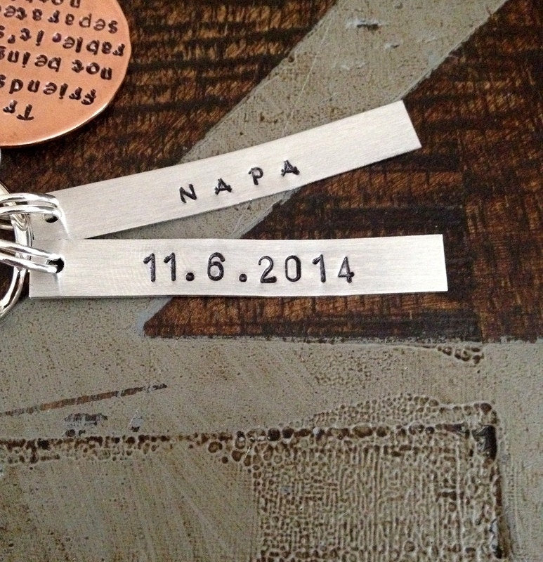 Custom Keychain True Friendship Keychain Gift for Best Friend Mixed Metals Keychain Best Friend Keychain Long Distance Gift