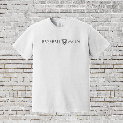 Comfort Colors Baseball Mom T-Shirt: Gameday Tee