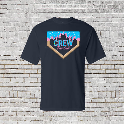 Custom Baseball Team Name Shirt: Ice Cream Drip Design