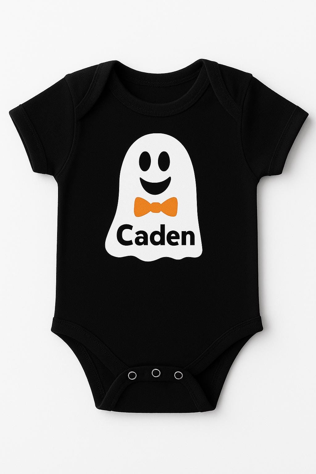 Personalized Baby Ghost Onesie: Custom Halloween Bodysuit