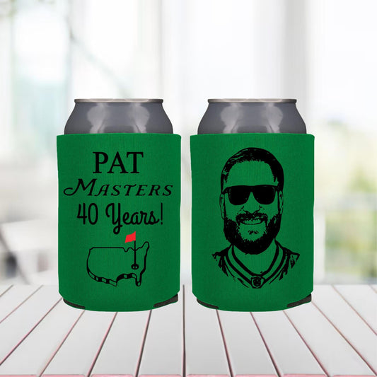 Personalized Face Photo Can Cooler: 40th Birthday Party Favor
