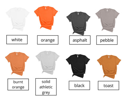 Jack O Lantern Pumpkin Shirt, Group Halloween Shirts, Matching Family Halloween Costume Party T-shirts, Pumpkin Face Tee, Bella and Canvas