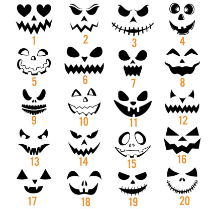 Jack O Lantern Pumpkin Shirt, Group Halloween Shirts, Matching Family Halloween Costume Party T-shirts, Pumpkin Face Tee, Bella and Canvas