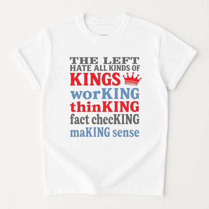 Republican Shirt Conservative Tee | Patriotic Comfort Colors T-Shirt | All Kinds of KINGS Tee | Right Political Shirt, Funny Political Gift