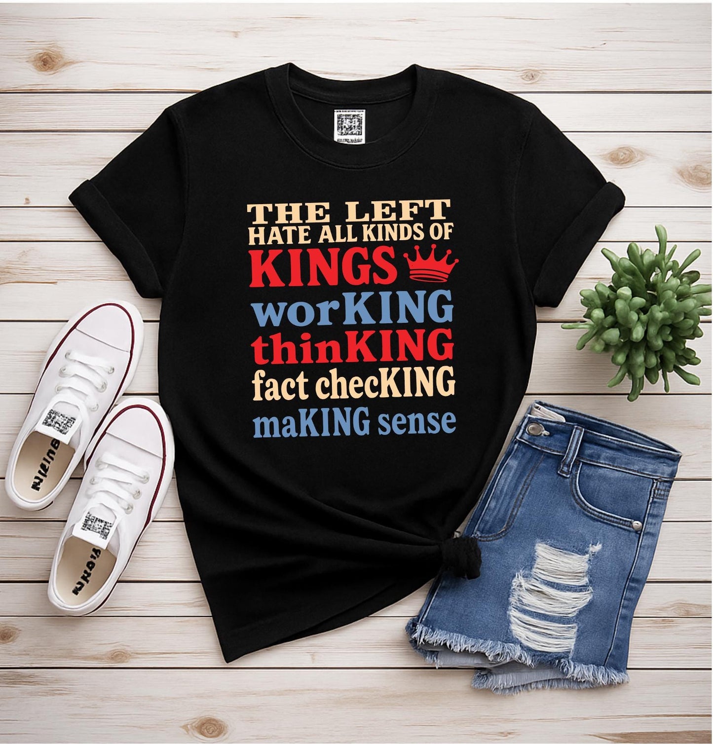 Republican Shirt Conservative Tee | Patriotic Comfort Colors T-Shirt | All Kinds of KINGS Tee | Right Political Shirt, Funny Political Gift