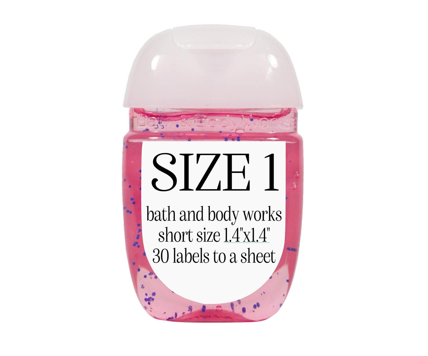 Flower Hand Sanitizer Labels Printed: Custom Wedding Hand Sanitizer Labels | Personalized Mini Favor Stickers | Printed Party Labels |