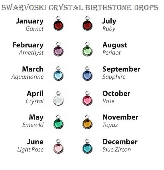 Swarovski Crystal Channel Drop