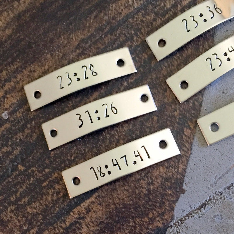 Shoelace Tag Handsamped Tag Runner Gift Gift for Runner Track Tag Running Time Personalized Shoetag Custom Shoetag Cross Country Gift