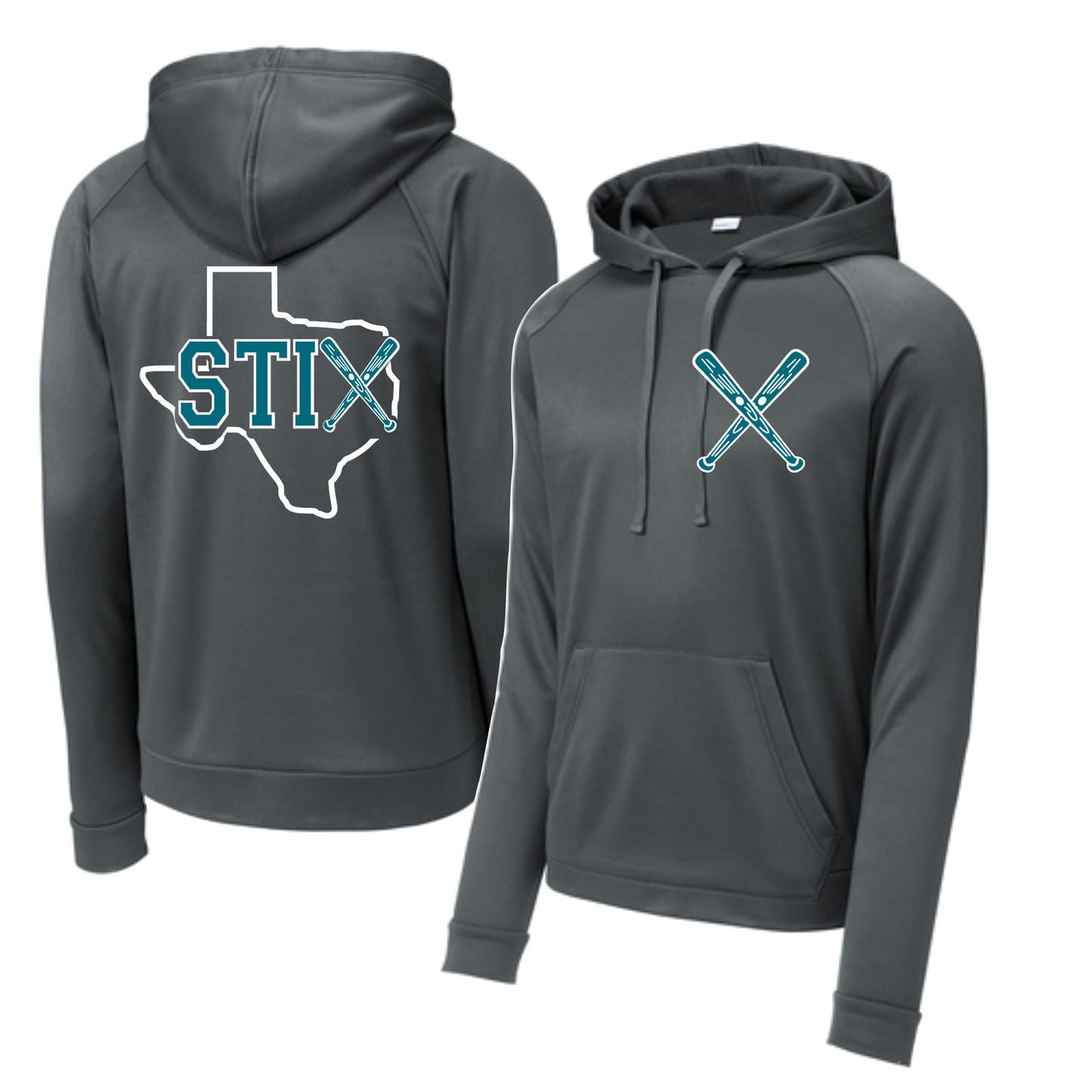 Sport Tek Fleece Stix Softball Hoodie, Stix Softball Sweatshirt, Navy Stix Hoodie