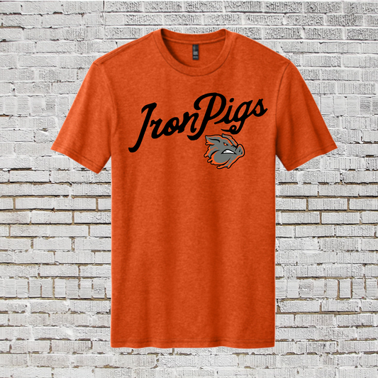 Ironpigs Baseball Tshirt, Perfect blend Tee, Ironpigs Orange Shirt