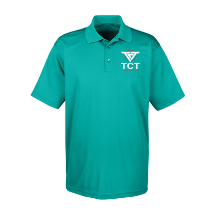 Jade TCT Construction Performance Polo, Short Sleeve TCT Shirt, TCT Construction Drifit