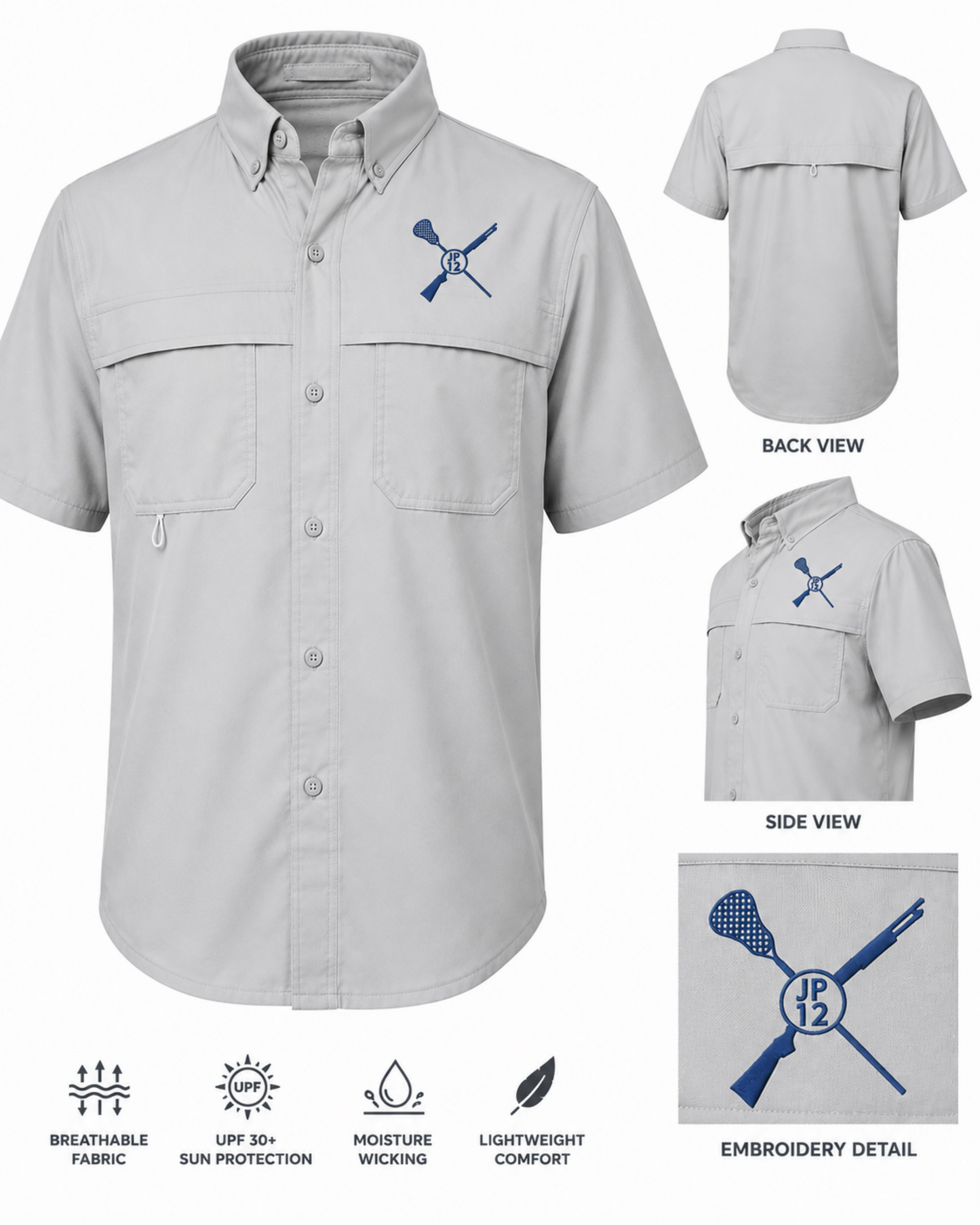Jason Pennington Memorial Clay Shoot Performance Fishing Shirt
