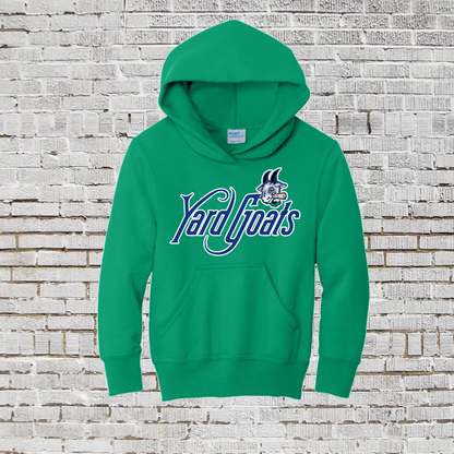 Kelly Green Yard Goats Baseball Hoodie, Baseball Yard Goats Sweatshirt, Yard Goats Baseball Spiritwear
