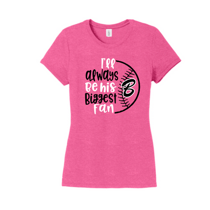 Bombers Biggest Fan Shirt, GTX Bombers Baseball Mothers Day Shirt, Bombers Baseball Tee, Fuschia Bombers Baseball Shirt