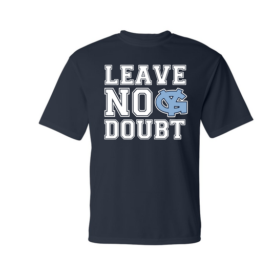 Navy Blue Young Guns Leave No Doubt Baseball Tee, LEAVE NO DOUBT Tshirt, Young Guns Shirt