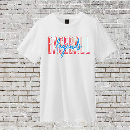 Bella and Canvas Legends Tee, GPS Legends Tshirt, Legends Baseball