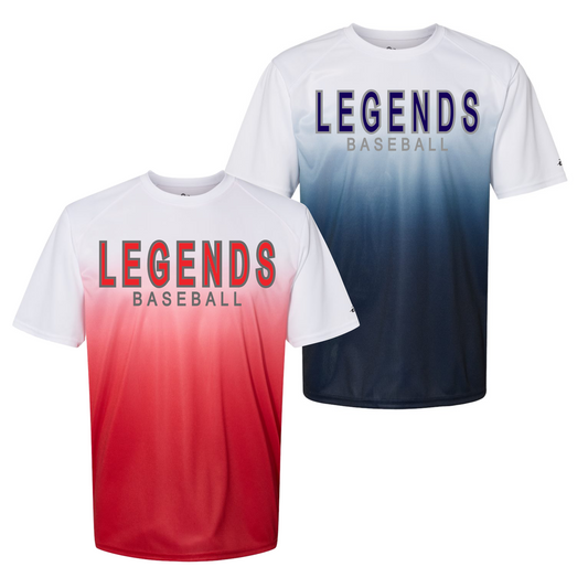 GPS Legends Baseball Ombre Shirt, Legends Drifit Tee