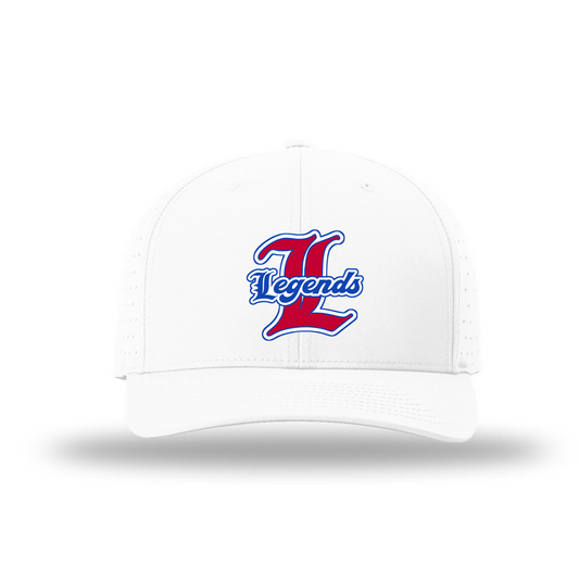 White Leander Legends Richardson Performance Hat
