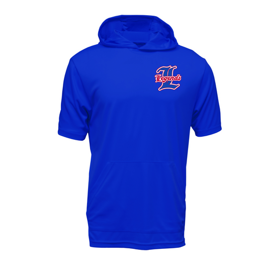 Leander Legends Short Sleeve Hooded Performance Tee