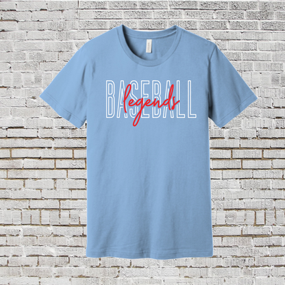 Bella and Canvas Legends Tee, GPS Legends Tshirt, Legends Baseball