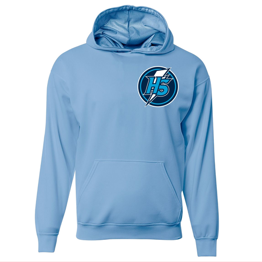 Hutto Storm Hoodie, Sky Blue Hoodie, Storm Baseball Sweatshirt