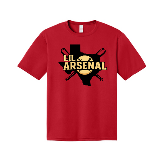 Lil Arsenal Logo Shirt, Arsenal Baseball Tee, Arsenal Spiritwear