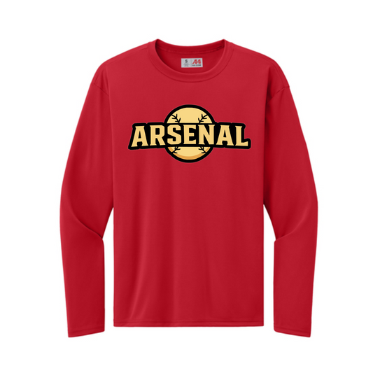 Long Sleeve Arsenal Shirt, Arsenal Baseball Tee, Arsenal Spiritwear