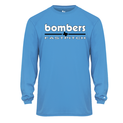 Blue Bombers Softball Shirt, Georgetown Bombers Logo Tee