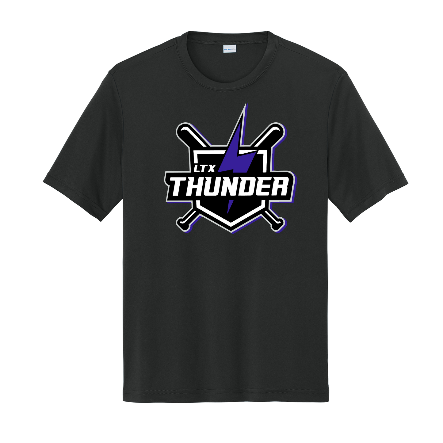 LTX Thunder Baseball Tee, Thunder Baseball Shirt, Short Sleeve LTX Thunder Drifit Shirt