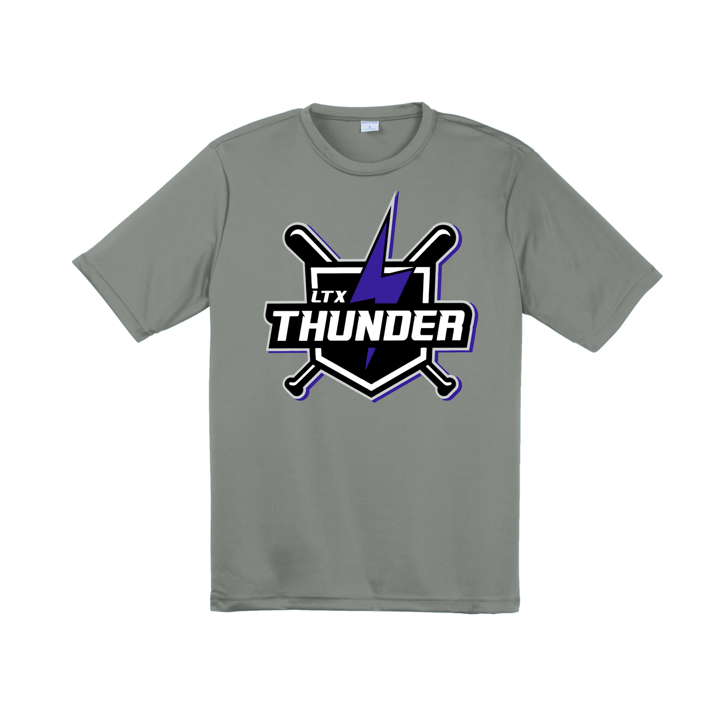 LTX Thunder Baseball Tee, Thunder Baseball Shirt, Short Sleeve LTX Thunder Drifit Shirt