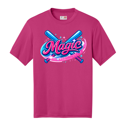 Pink Magic Softball Drifit Tee