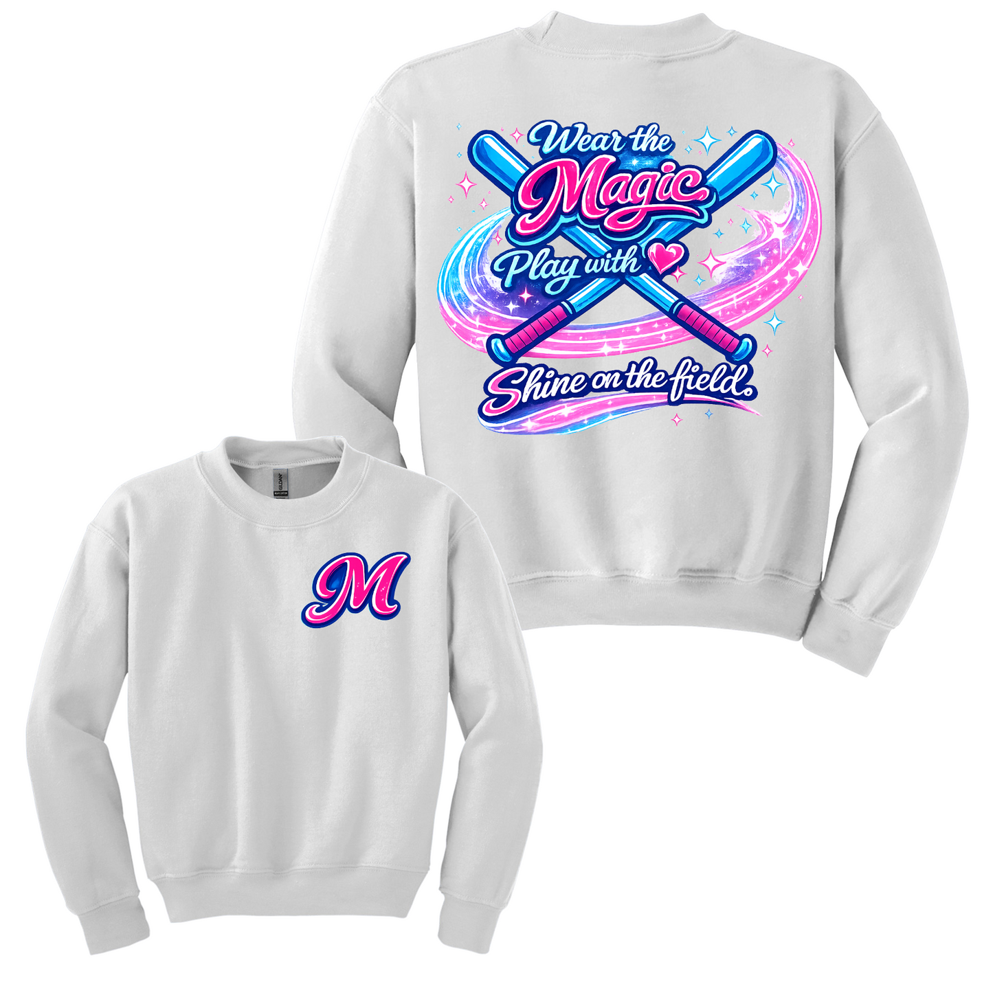 Magic Softball Crewneck Sweatshirt