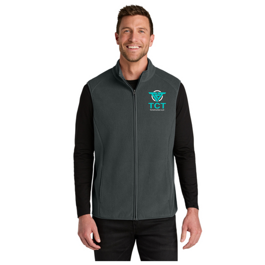 TCT Construction Full Zip Vest, Fleece TCT Vest, TCT Construction Apparel