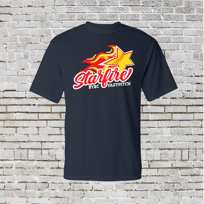 Starfire Fastpitch Tee, Navy Starfire Softball Tshirt, Starfire Spiritwear