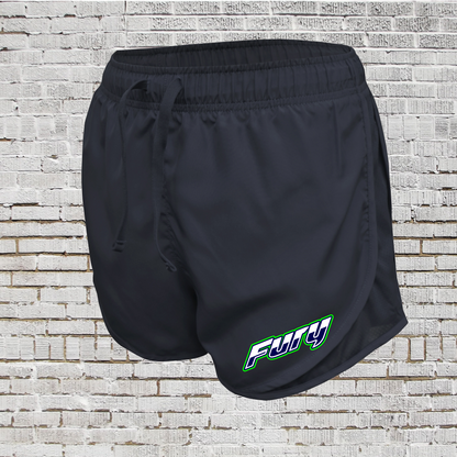 Navy Fury Womens Shorts, Fury Baseball Shorts, Ladies Fury Running Shorts