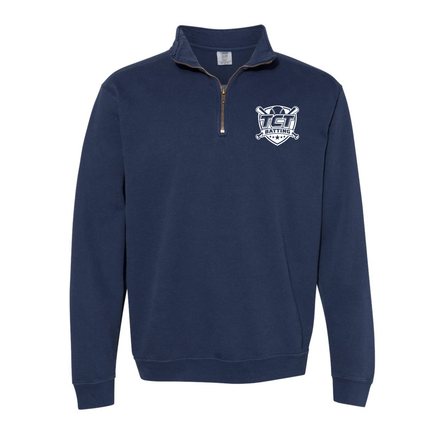 TCT Batting Embroidered Quarter-Zip Sweatshirt
