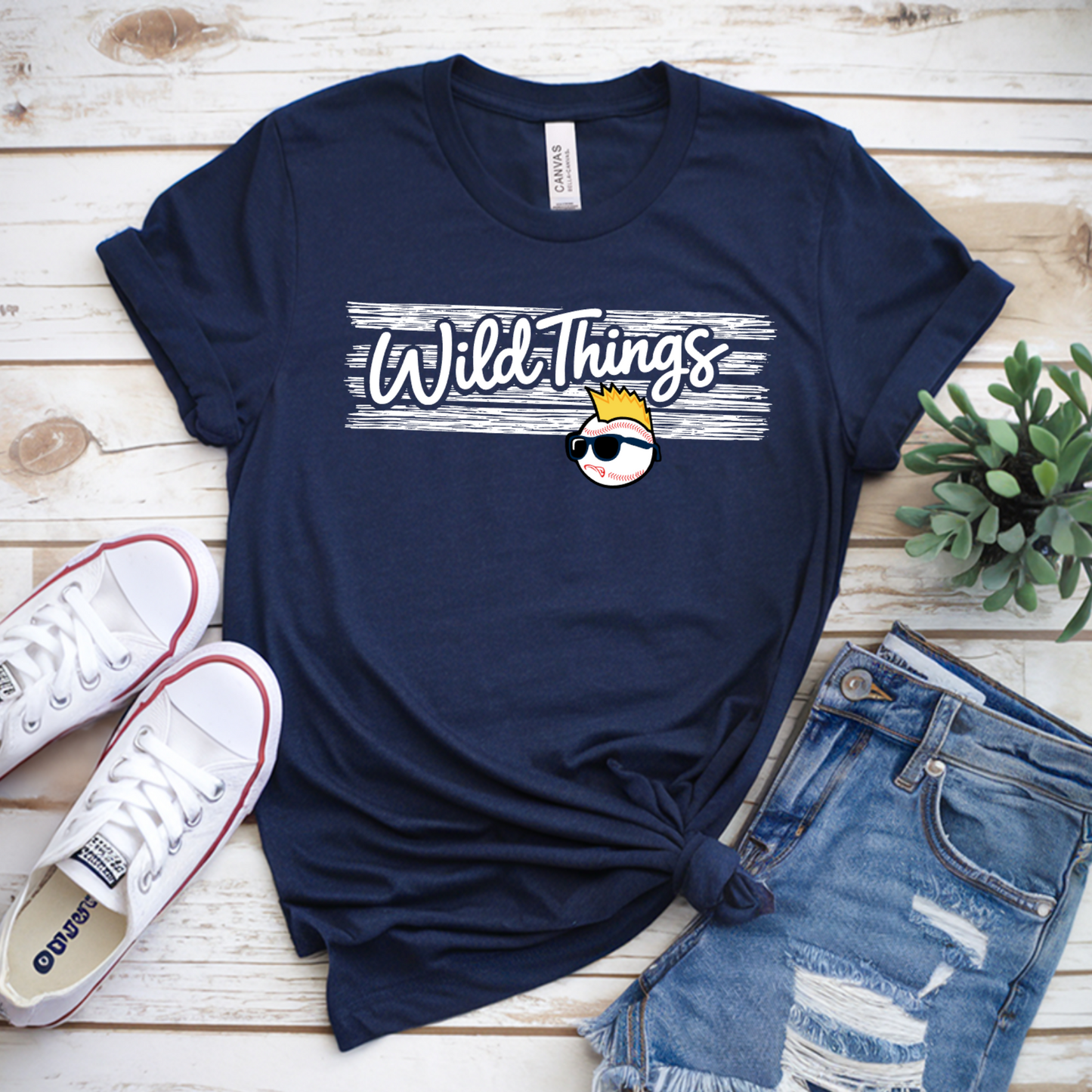 navy wild things tshirt