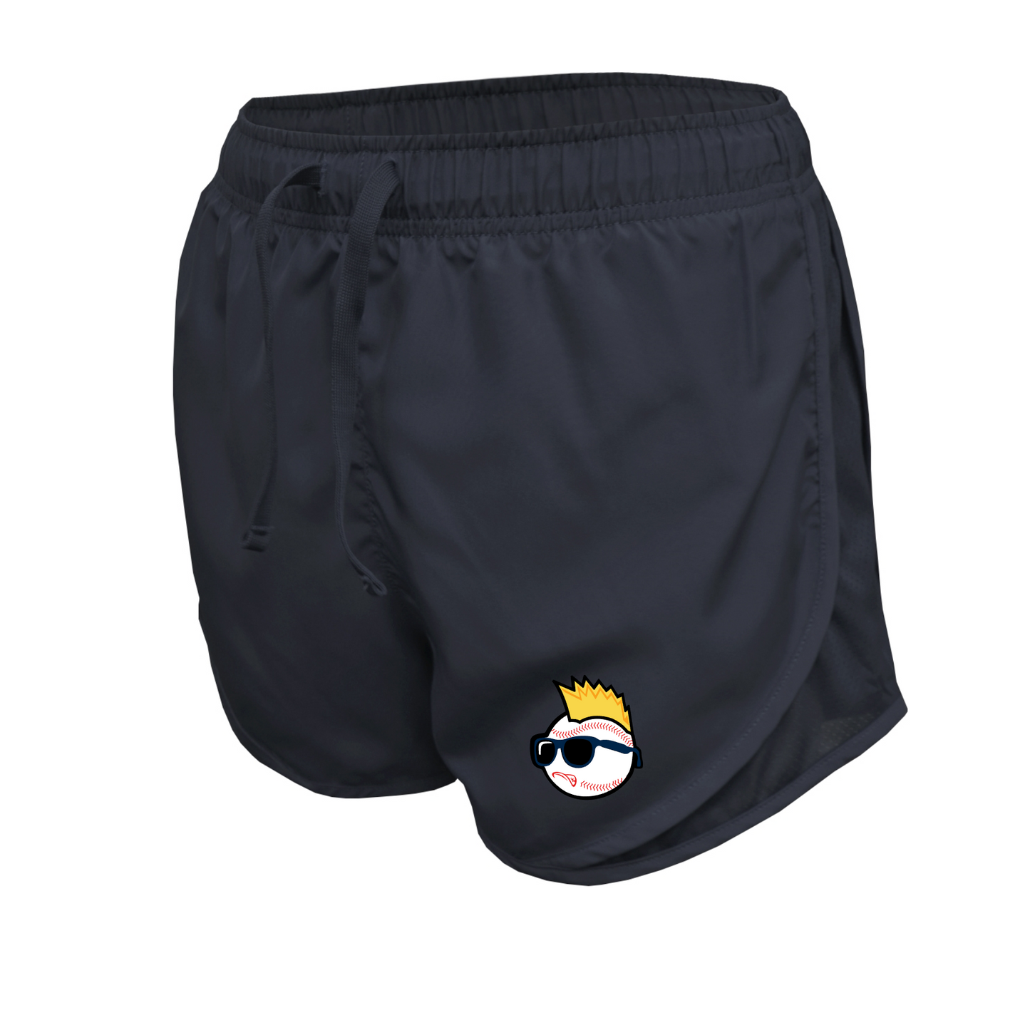 Womens Navy Running Shorts, Wild Things Shorts