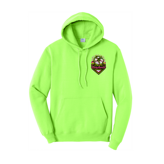 Neon Green GTX Party Animals Baseball Sweatshirt Hoodie