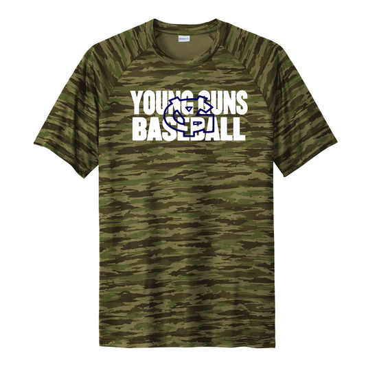 Young Guns Camo Tee, YG Baseball Tshirt, Young Guns Camo Shirt