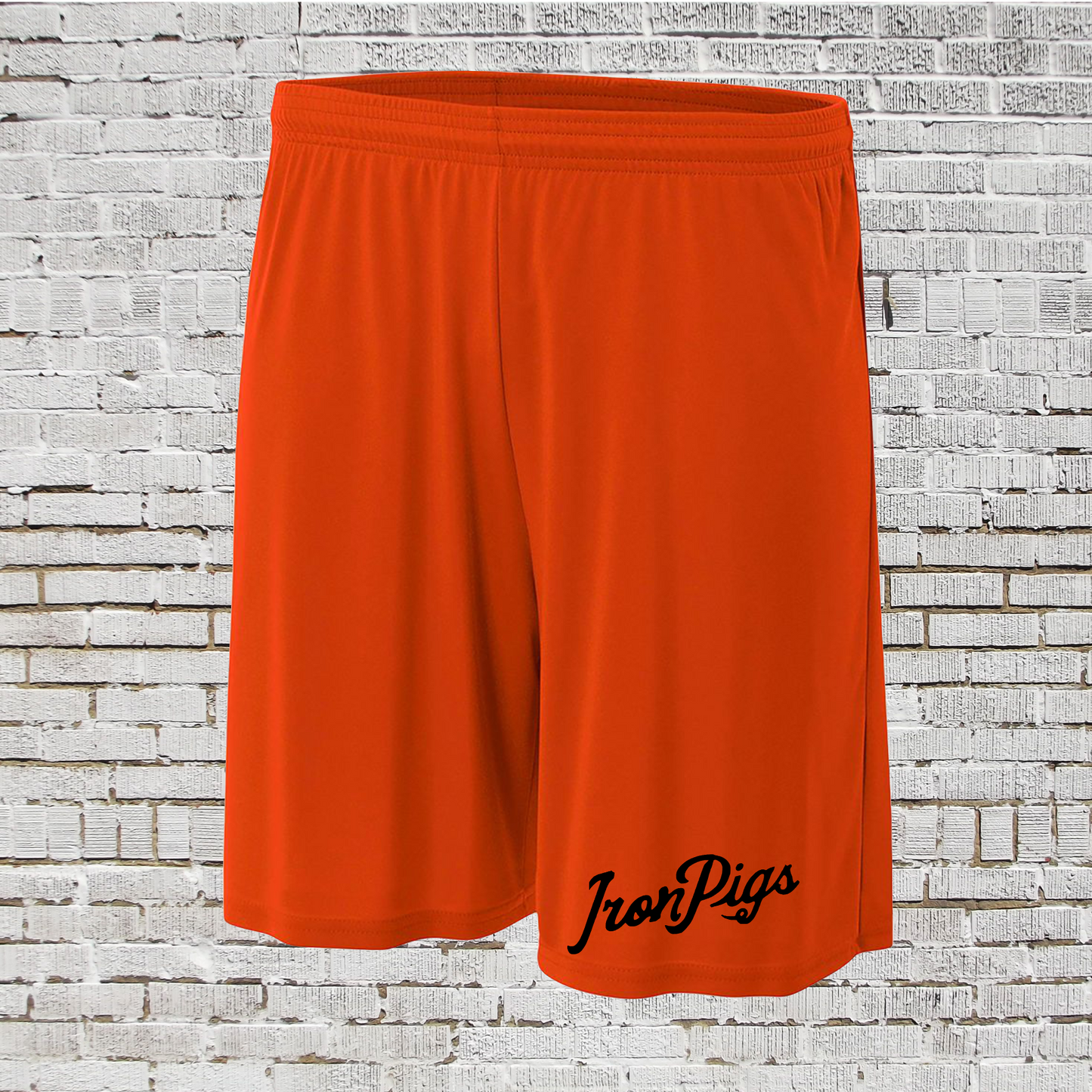 Drifit Ironpigs Logo Shorts, Ironpigs Baseball Shorts, Baseball Shorts