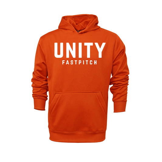 Unity Fastpitch CTX Orange Hoodie – Team Spirit Sweatshirt