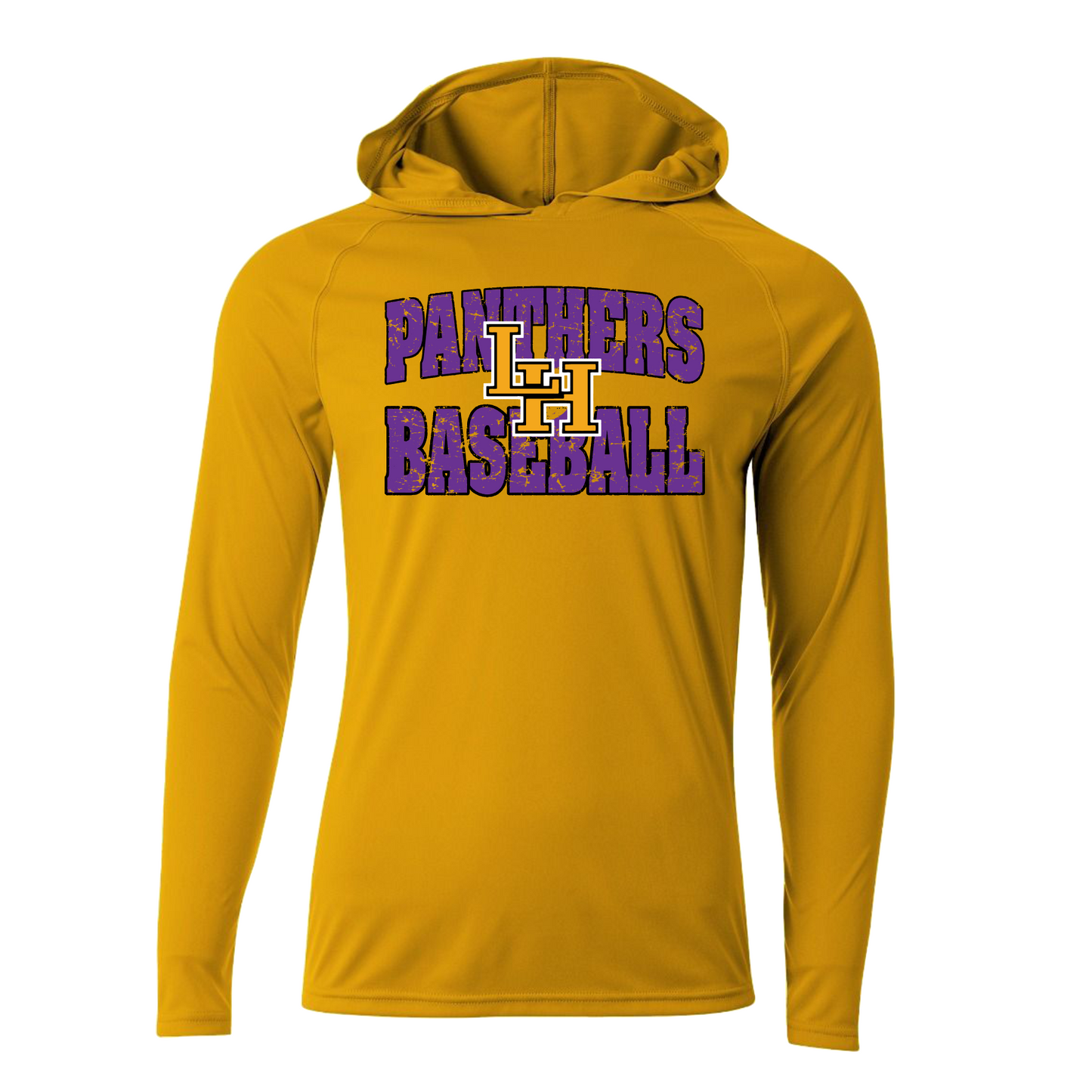 Long Sleeve Hoodie Panthers Baseball Tee, Liberty Hill Hooded Tee, Liberty Hill Baseball Tshirt (Copy)