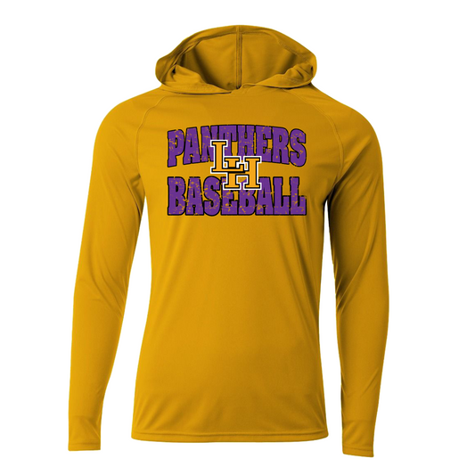 Long Sleeve Hoodie Panthers Baseball Tee, Liberty Hill Hooded Tee, Liberty Hill Baseball Tshirt (Copy)