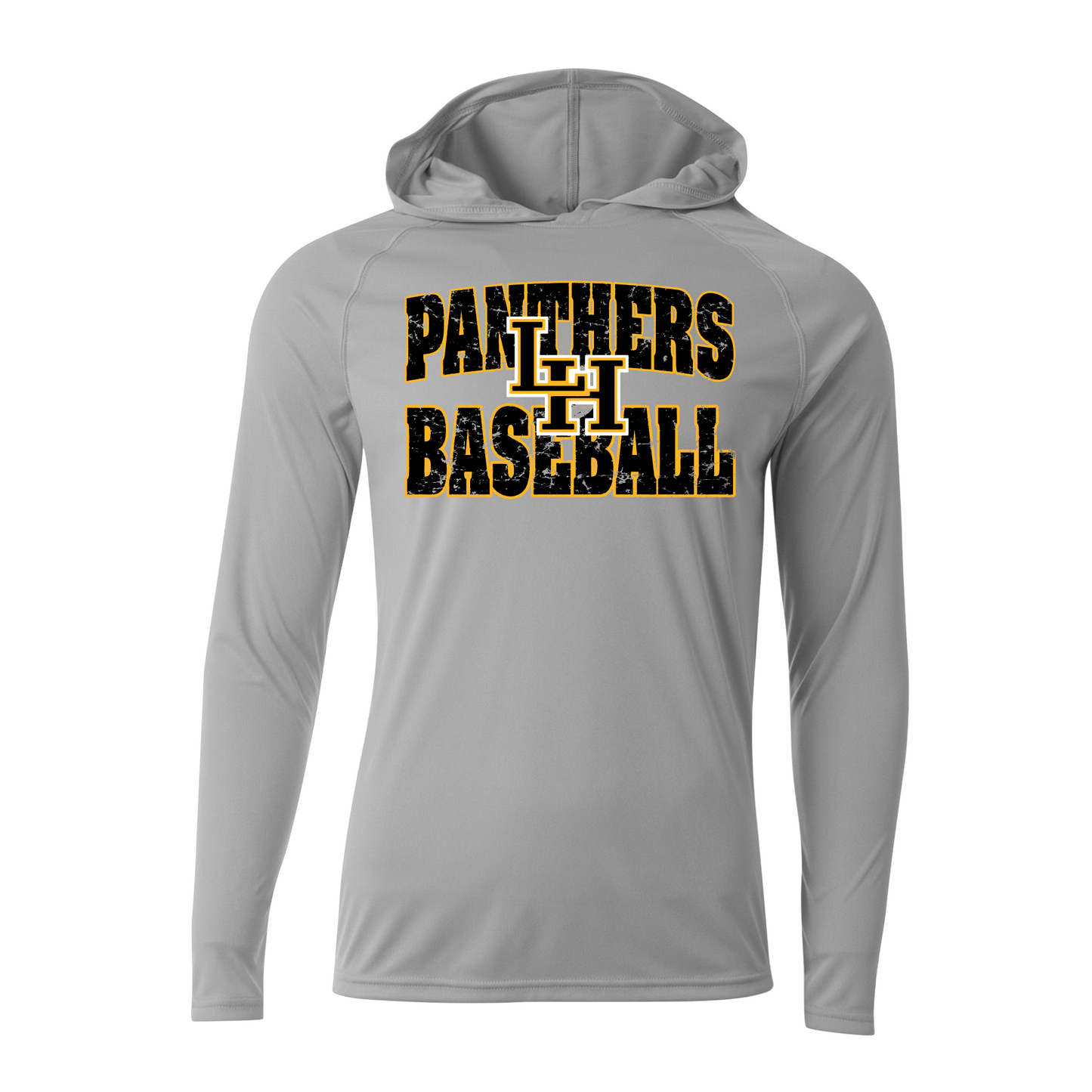 Long Sleeve Hoodie Panthers Baseball Tee, Liberty Hill Hooded Tee, Liberty Hill Baseball Tshirt (Copy)